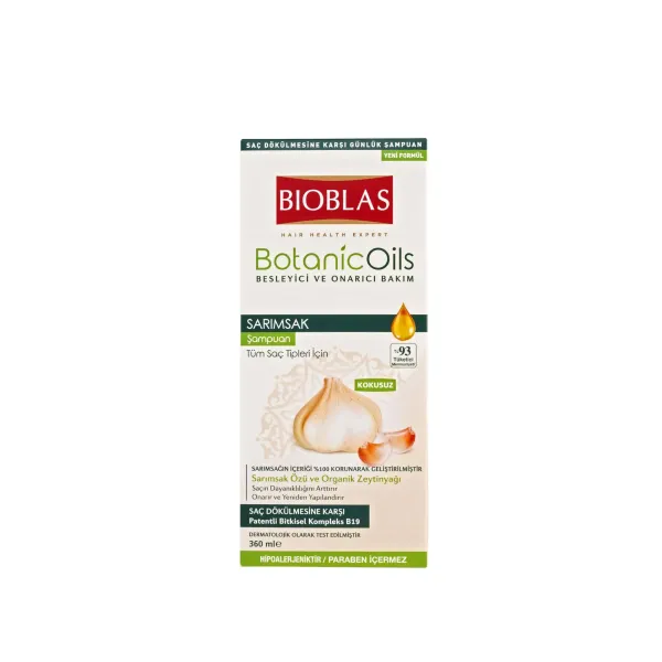 Bioblas Garlic Shampoo – turecki szampon czosnkowy przeciw wypadaniu włosów
